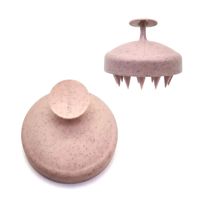 Lovin'Dog Brosse de Shampoing Silicone Douce | Massage & Toilettage Chien | Vert Rose