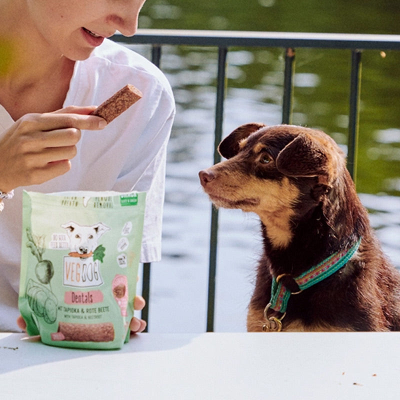 VEGDOG Dentals - Bâtonnets dentaires végétaux pour chien