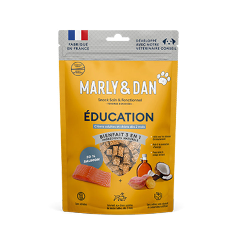 Marly & Dan - Bouchées Éducation Saumon | Sans Céréales