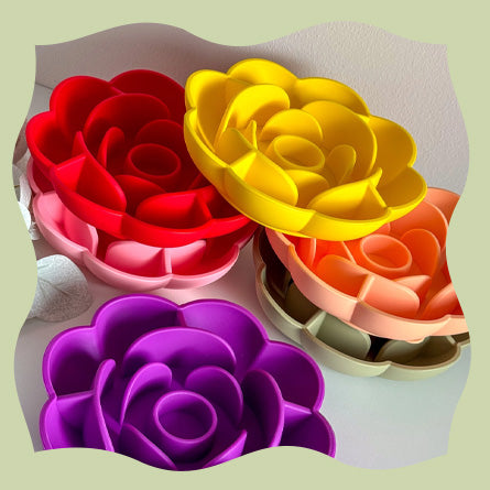 Gamelle Anti Glouton Fleur