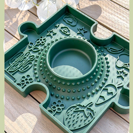 Puzzle Slow Bowl - Garden