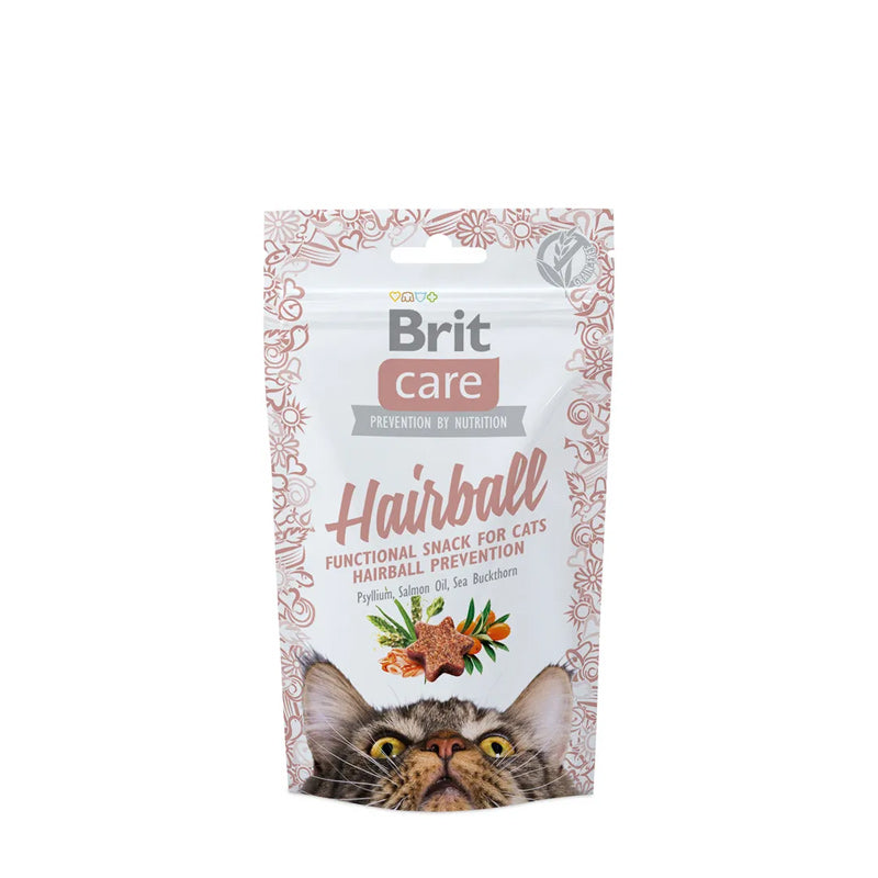 Brit Care - Friandises Anti-Boules de Poils Chat 50g