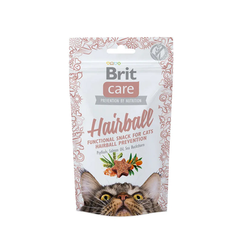 Brit Care - Friandises Anti-Boules de Poils Chat 50g