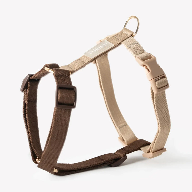 Furlou-Harnais sangle Brown & Tan