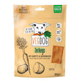 VEGDOG Jerkeys 80 g - friandises carotte et fumée de hêtre pour chiens