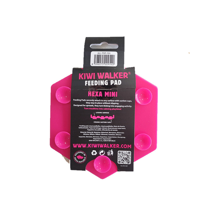 Kiwi Walker Tapis de Léchage Hexa Mini | Petit Chien Chiot Chat |