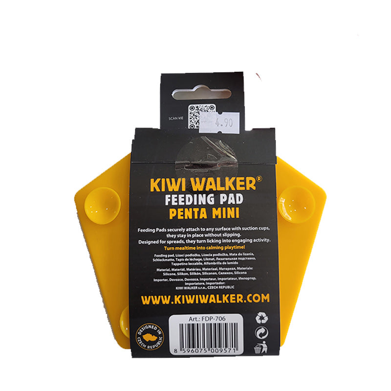 Kiwi Walker Tapis de Léchage Penta Mini | Petit Chien Chiot Chat |